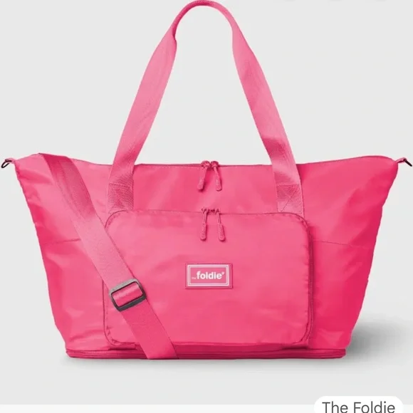 Foldie Pink Waterproof Travel Bag - Picture 1 of 2